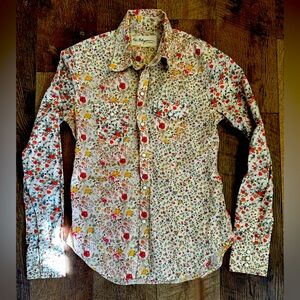 True Religion Button Up Top XS